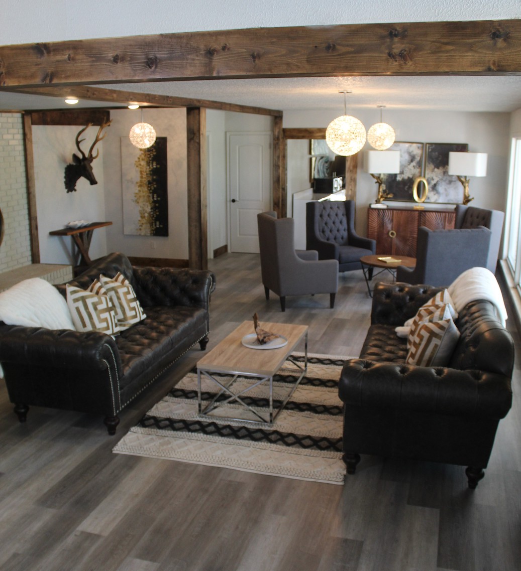 Cozy lounge area